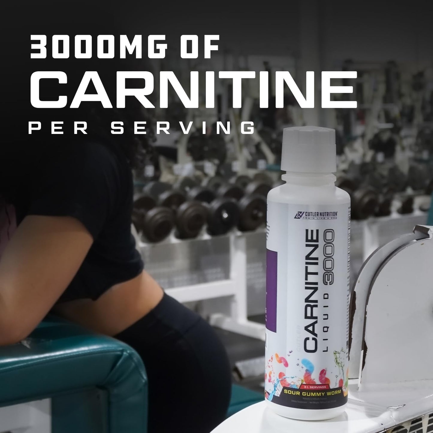 Cutler Nutrition Liquid L-Carnitine Fat Burner Supplement with Acetyl L-Carnitine & L-Carnitine Tartrate - Fat Burner Formula for Optimal Absorption, Energy & Muscle Support