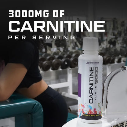 Cutler Nutrition Liquid L-Carnitine Fat Burner Supplement with Acetyl L-Carnitine & L-Carnitine Tartrate - Fat Burner Formula for Optimal Absorption, Energy & Muscle Support